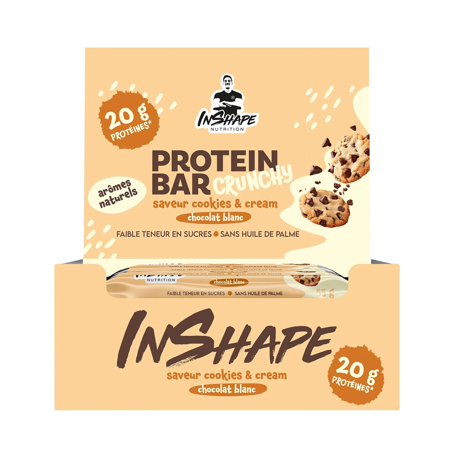 Protein Bar Crunchy 55 g - Image 4